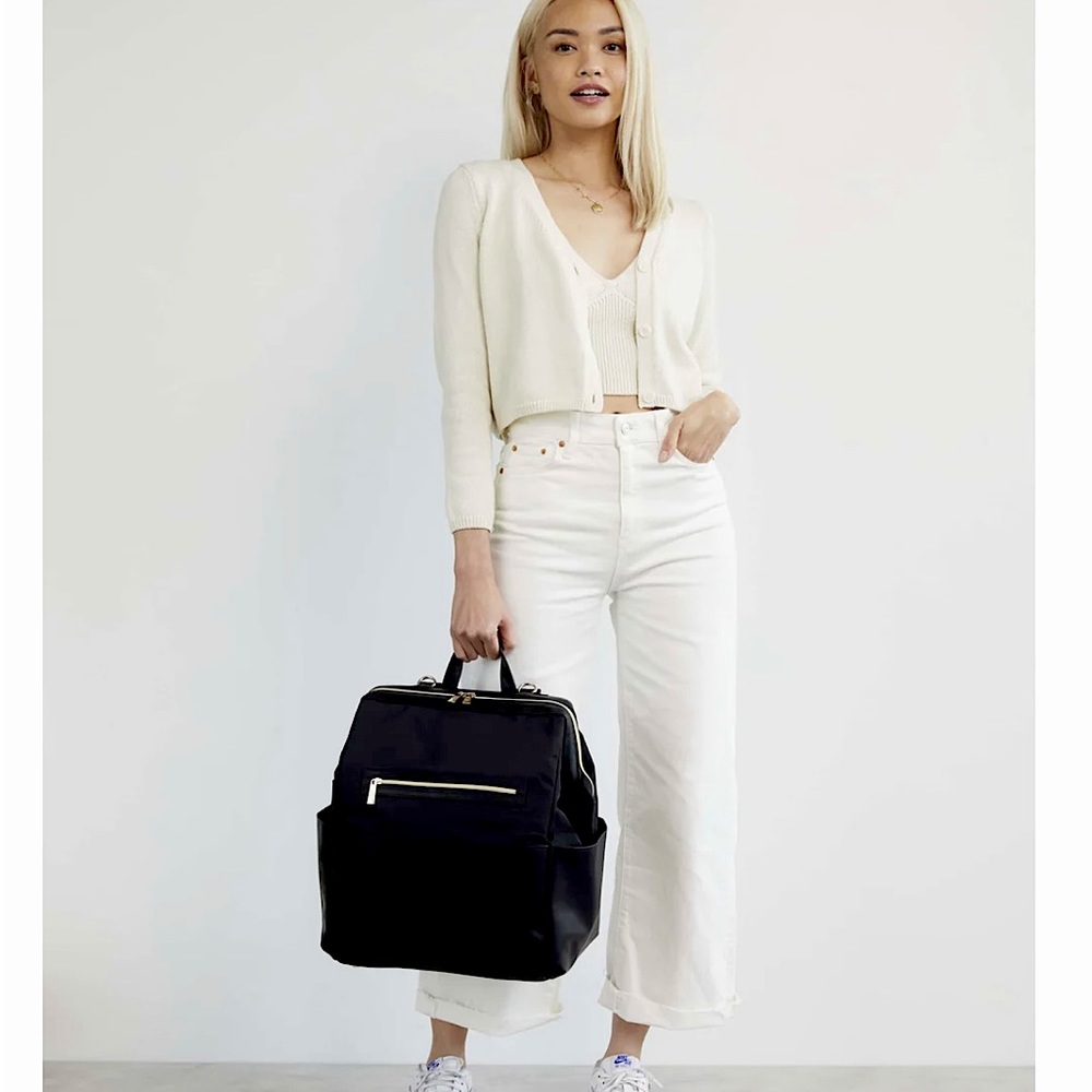 Beis large black diaper Bag